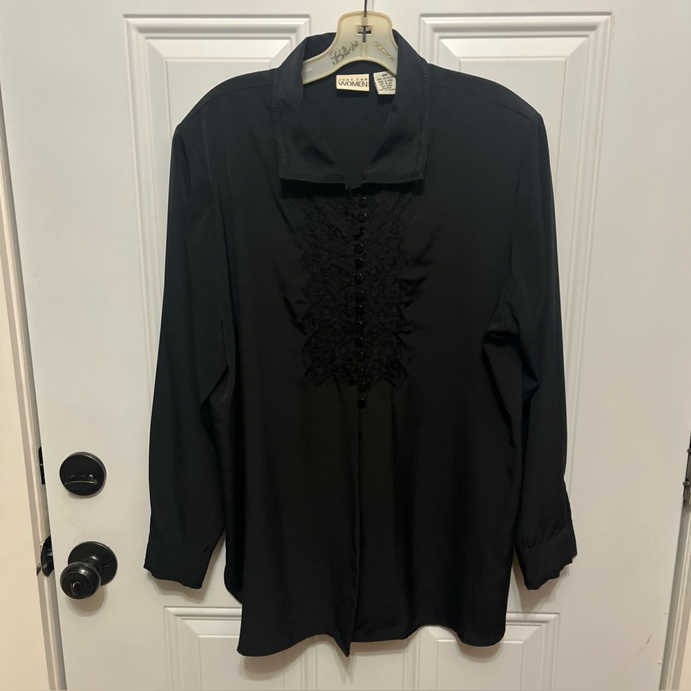 Just for Women Black Women's Top/ blouse 18W